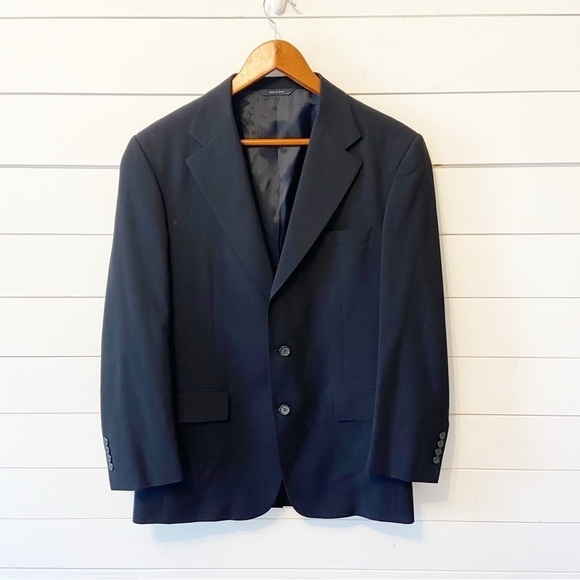 Brooks Brothers | Dark Navy Brooks Cool Suit Jacket Size 39 Regular - Picture 1 of 9